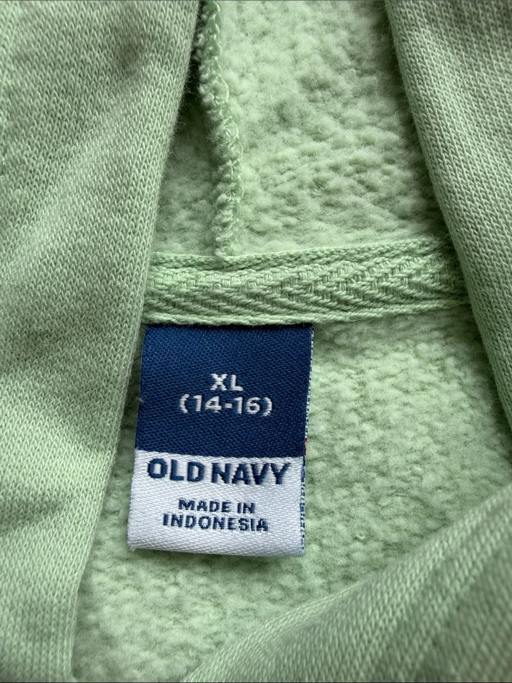 Old Navy Mint Green Cropped Zip Hoodie